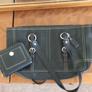 Coach handbag and wallet set